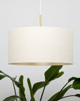 Natural Linen Champagne Lining Lampshade