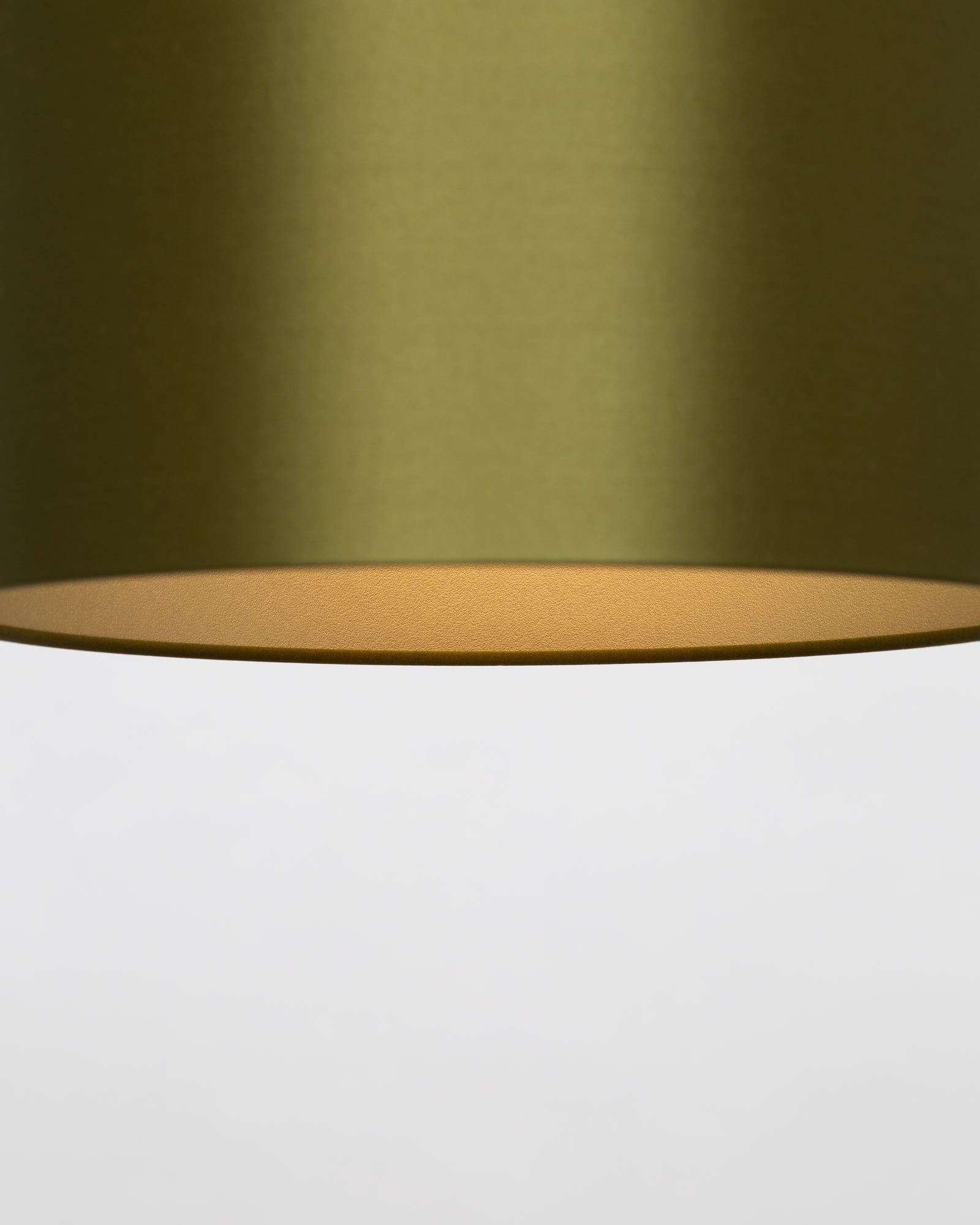 Avocado Satin Silk Gold Lining Lampshade