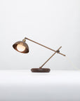 Bronze Dome Cantilever Walnut Table