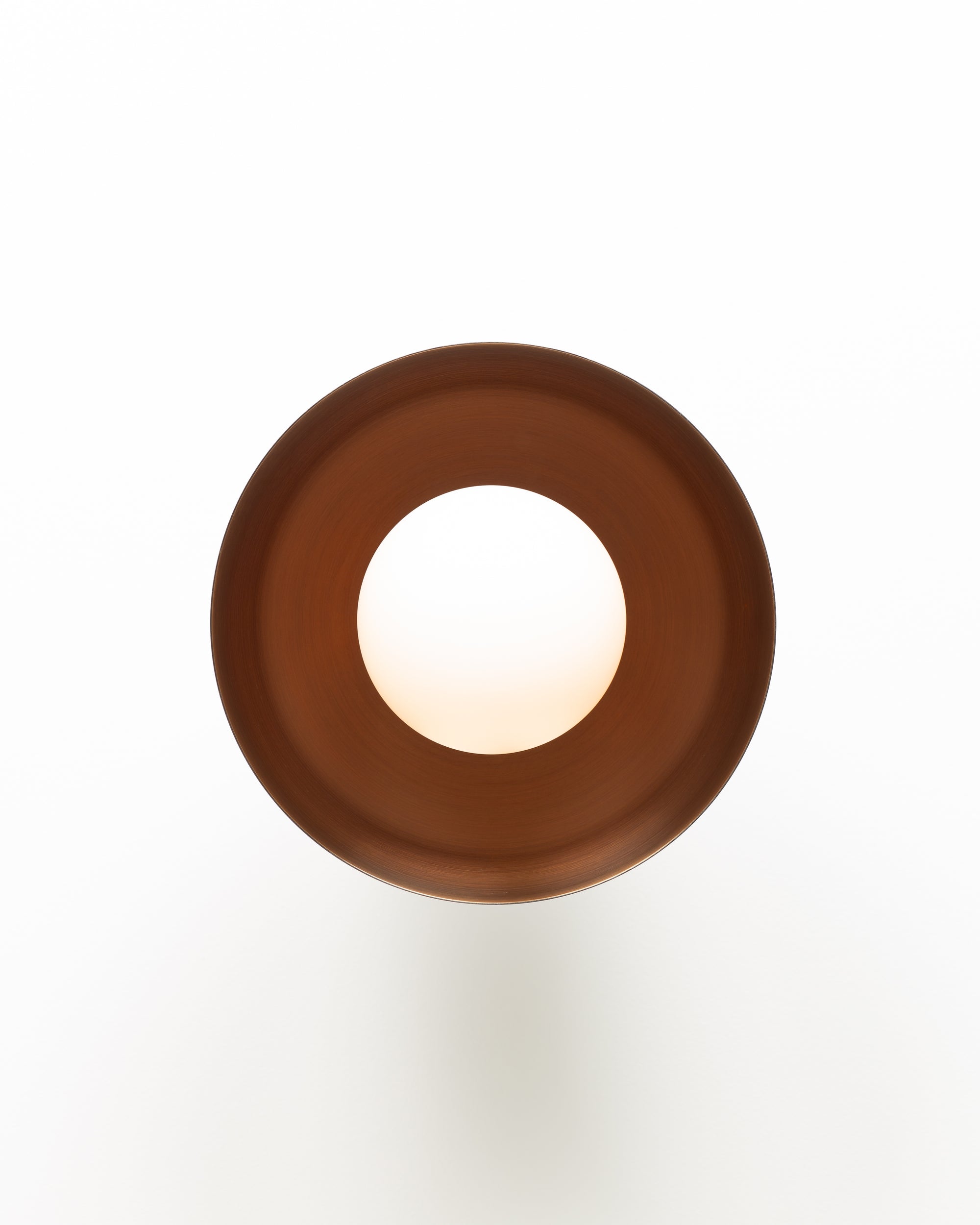 Dark Bronze Dome Sphere Wall Light