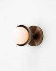 Dark Bronze Dome Sphere Wall Light