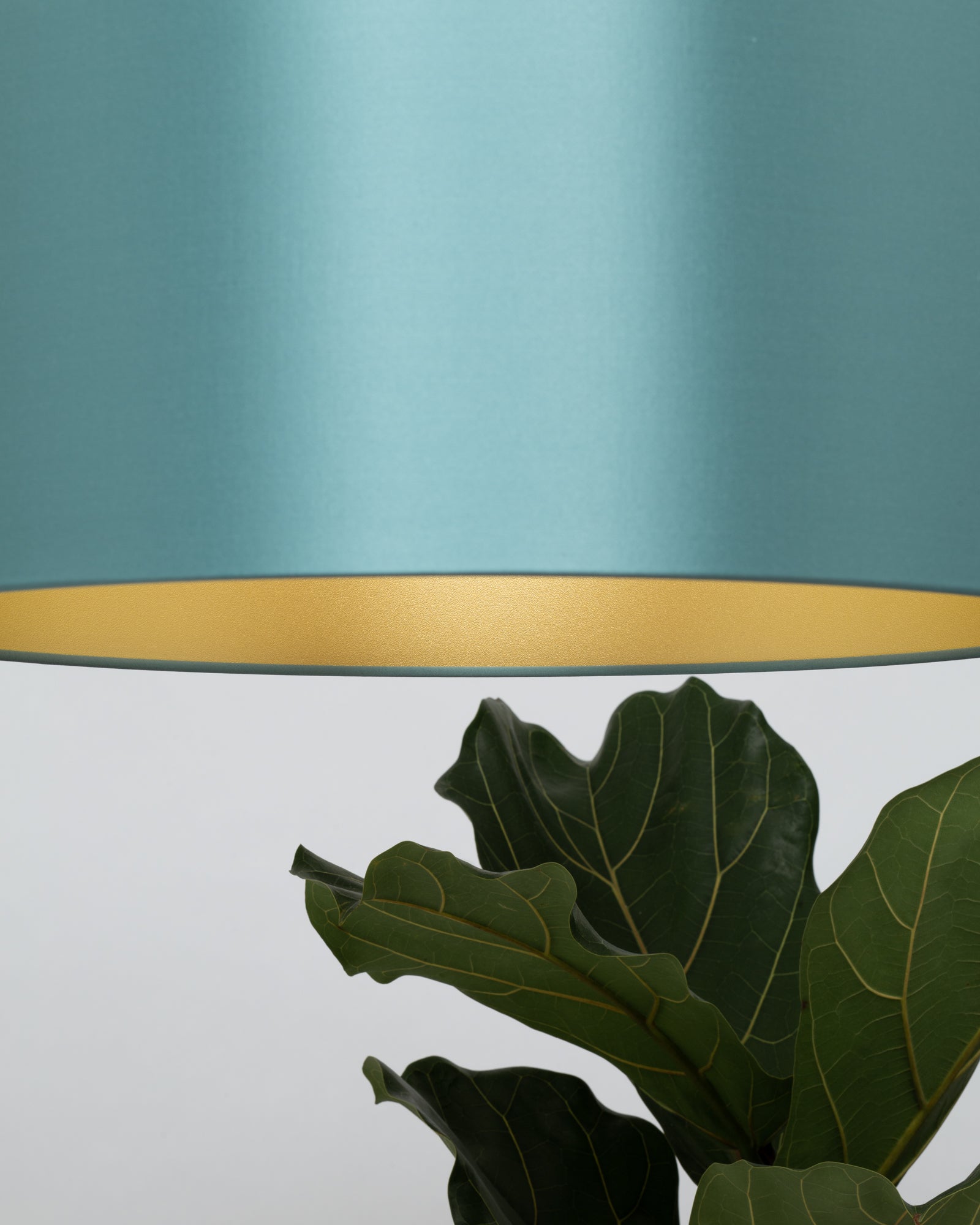 Celestial Satin Silk Gold Lining Lampshade