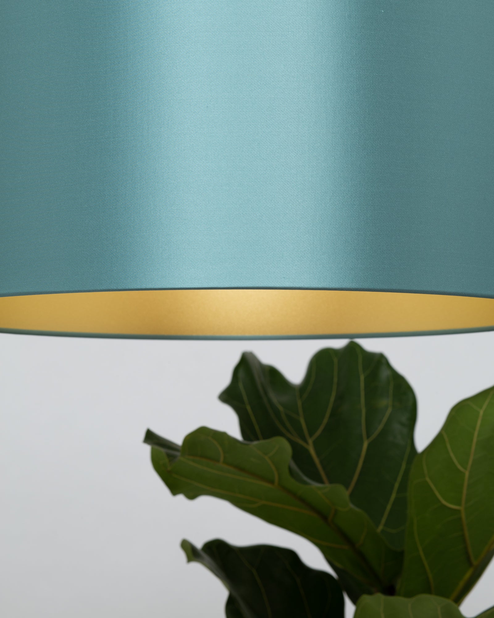 Celestial Satin Silk Gold Lining Lampshade