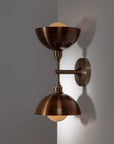 Double Bronze Dome Wall