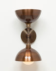 Double Bronze Dome Wall
