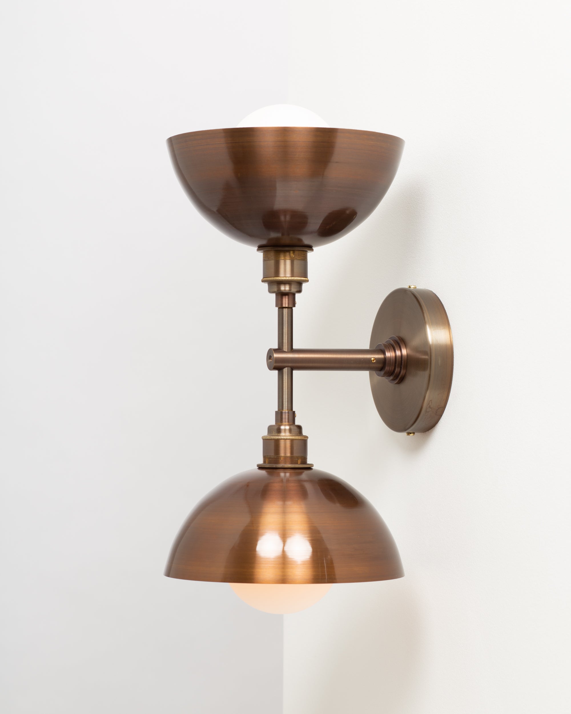 Double Bronze Dome Wall