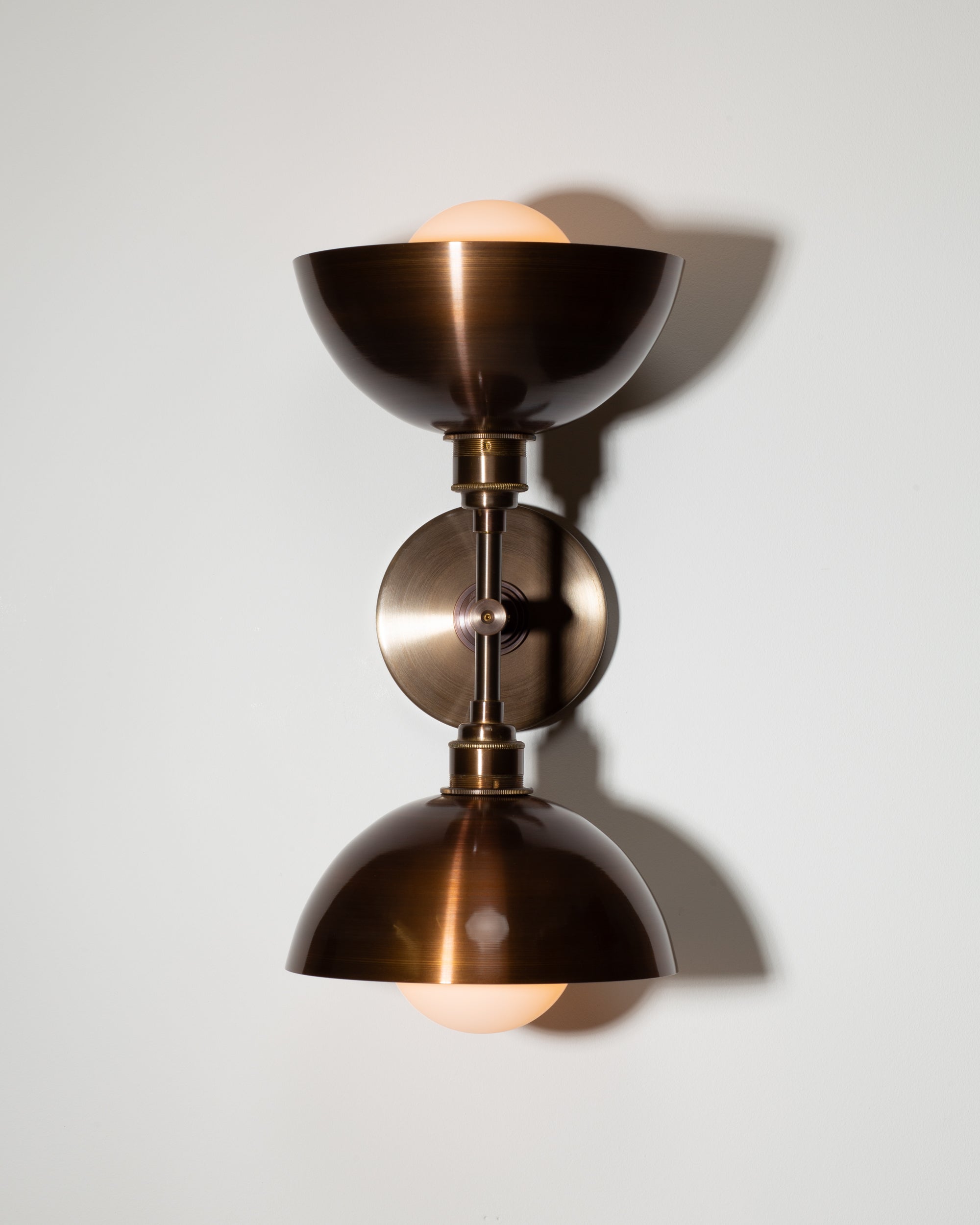 Double Bronze Dome Wall