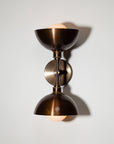 Double Bronze Dome Wall