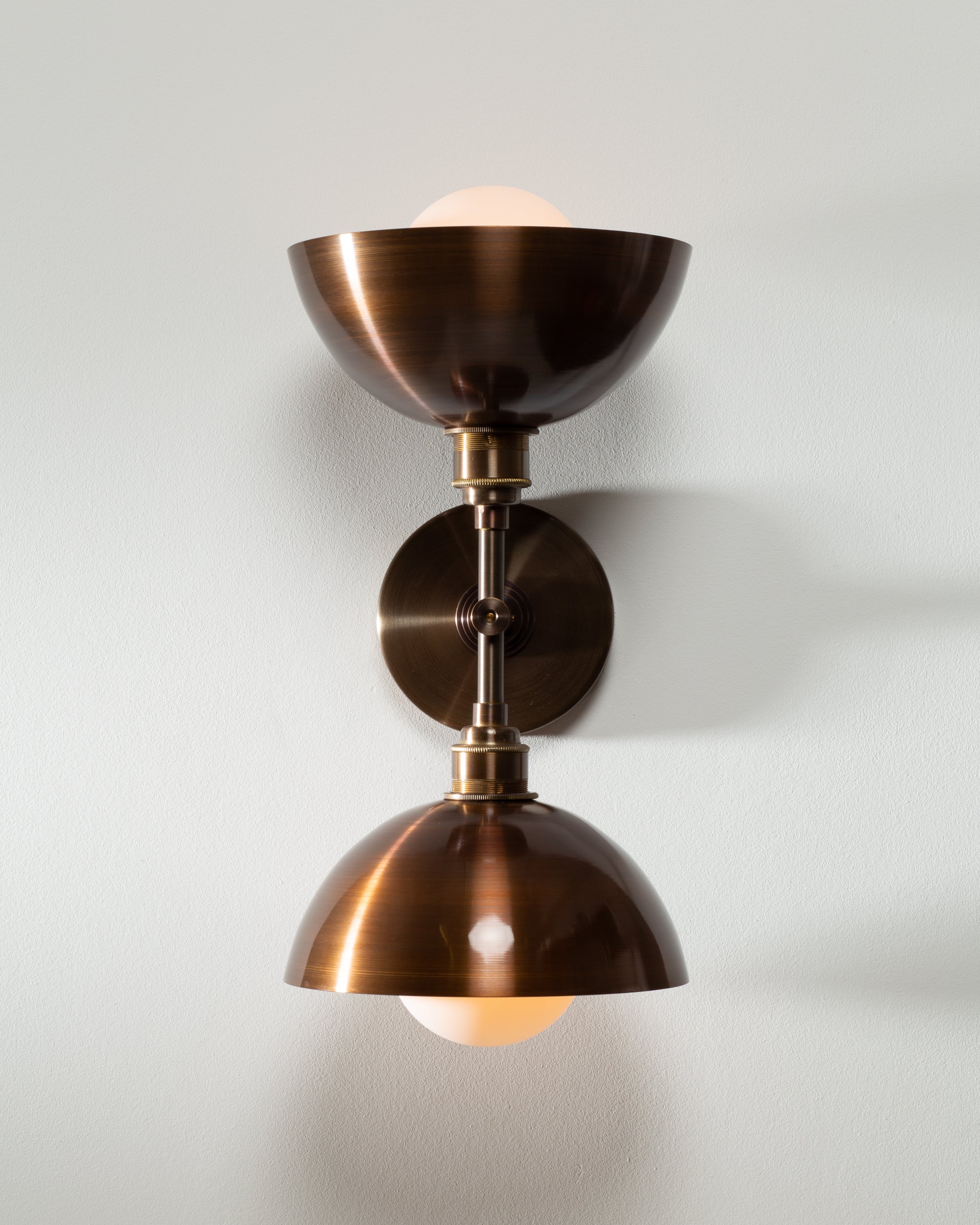 Double Bronze Dome Wall