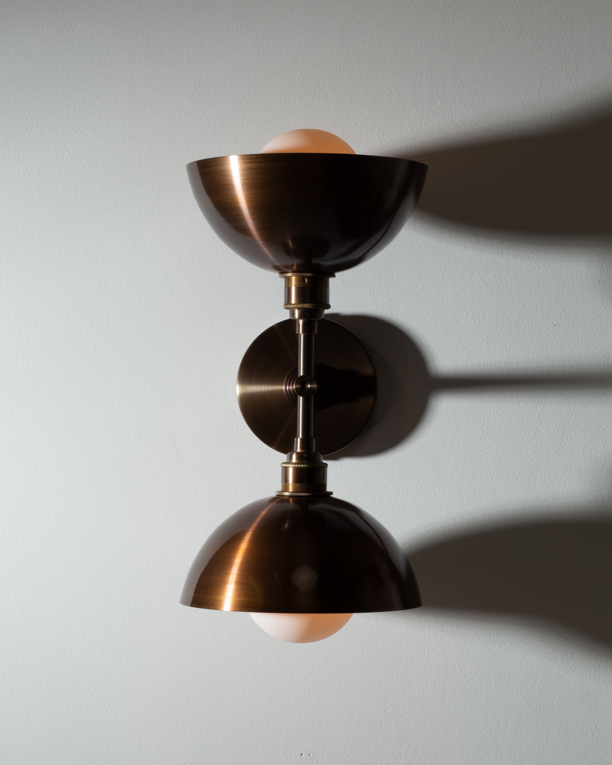 Double Bronze Dome Wall