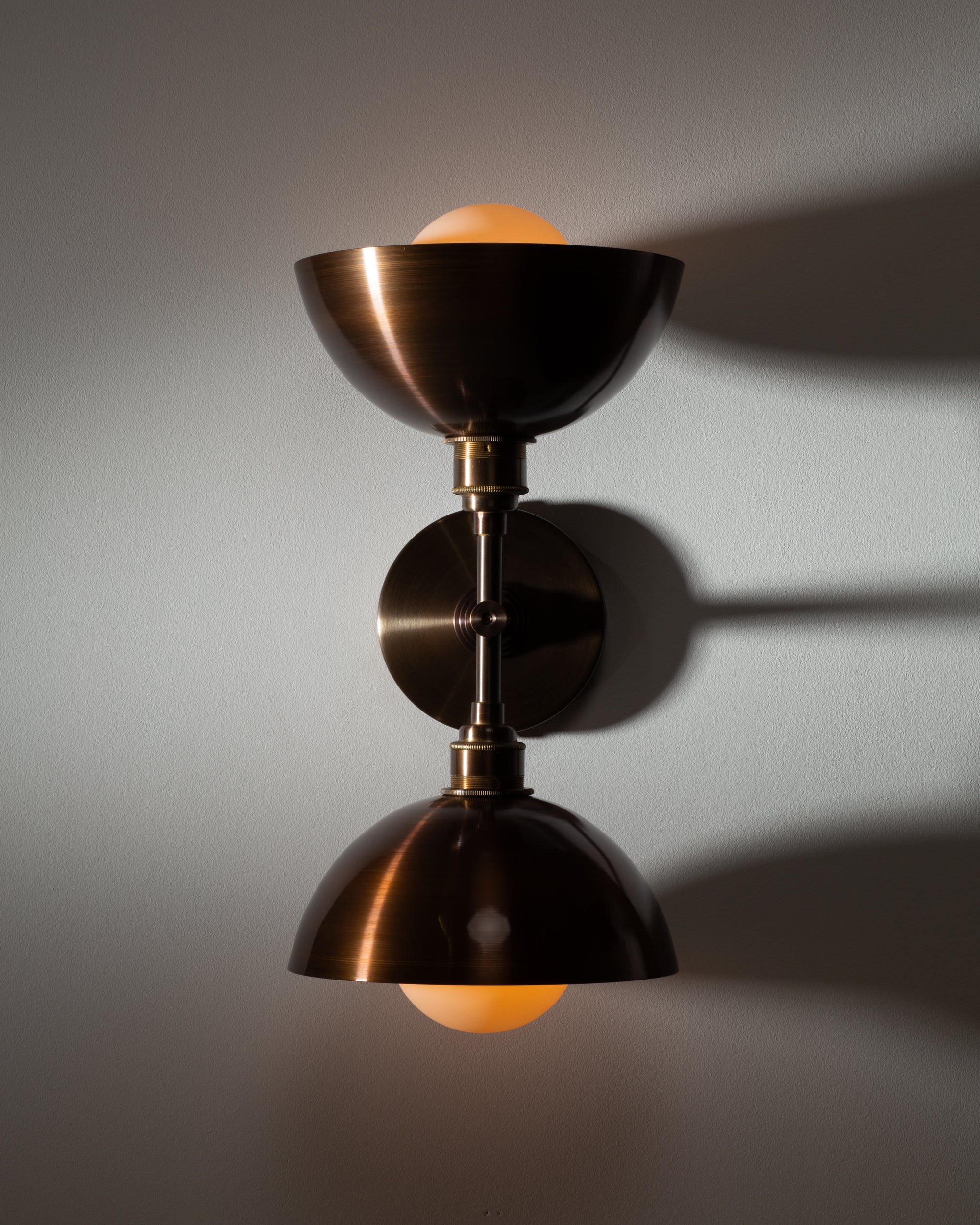 Double Bronze Dome Wall