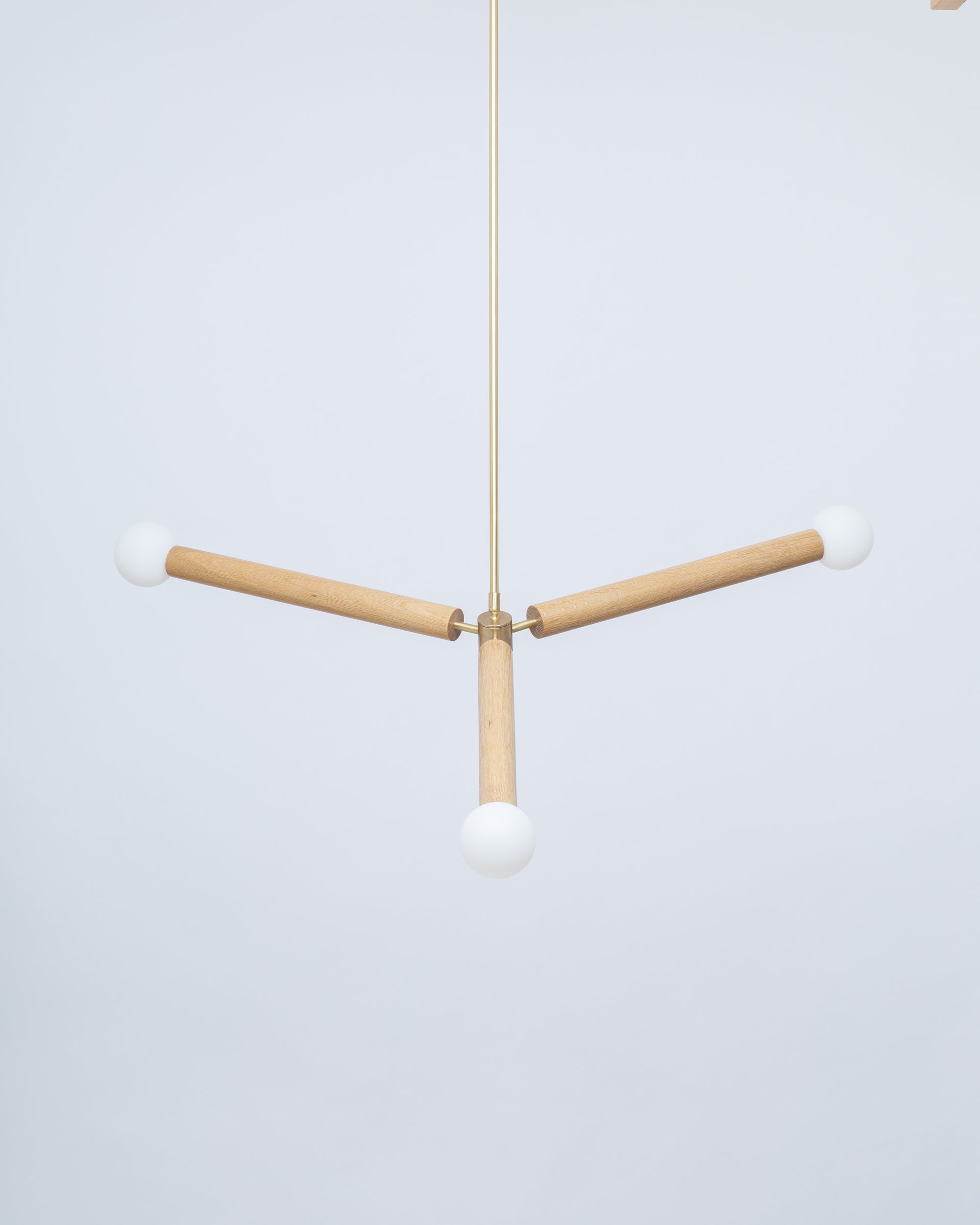 English Oak Tilt Dim to Warm Sphere Pendant