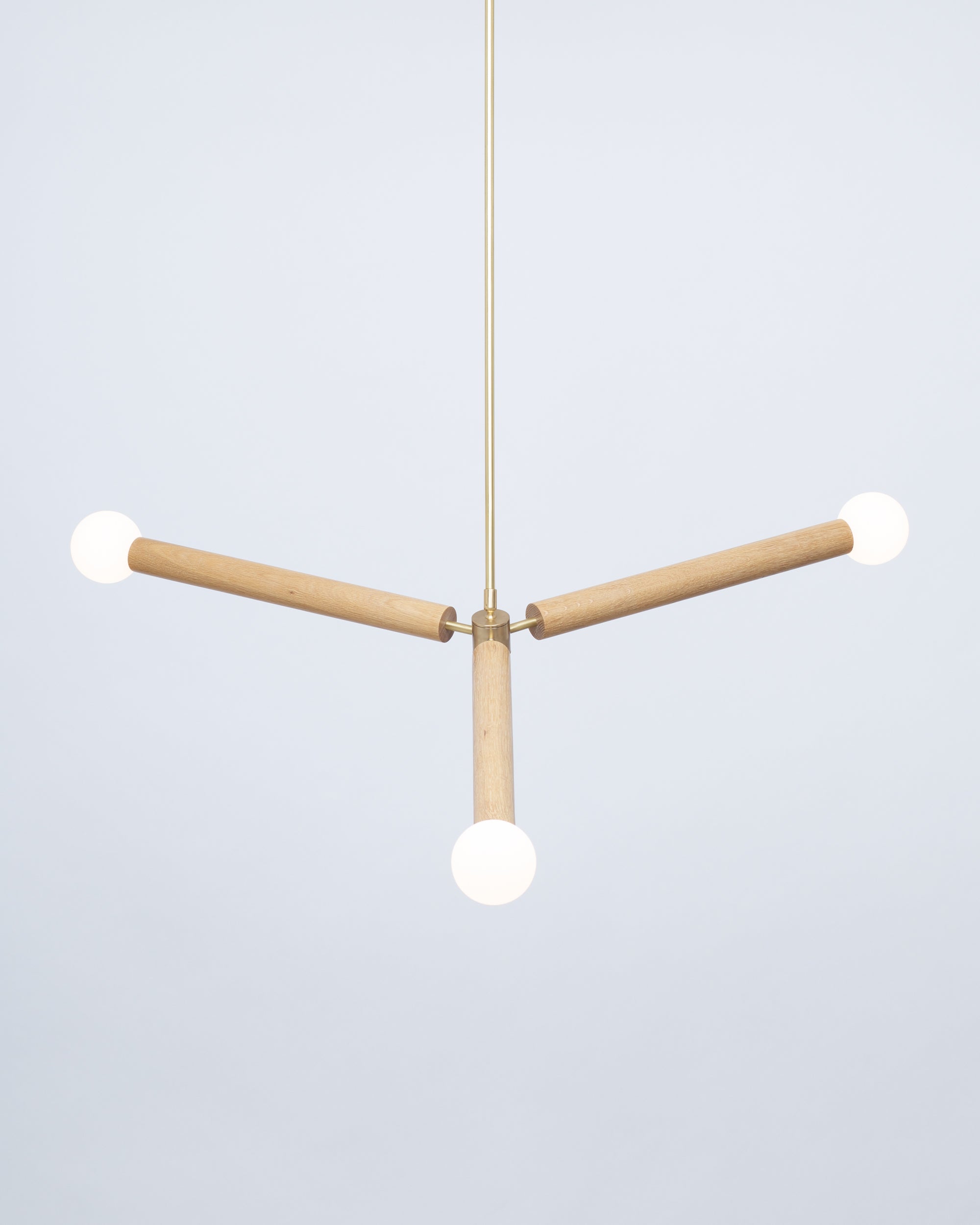English Oak Tilt Dim to Warm Sphere Pendant