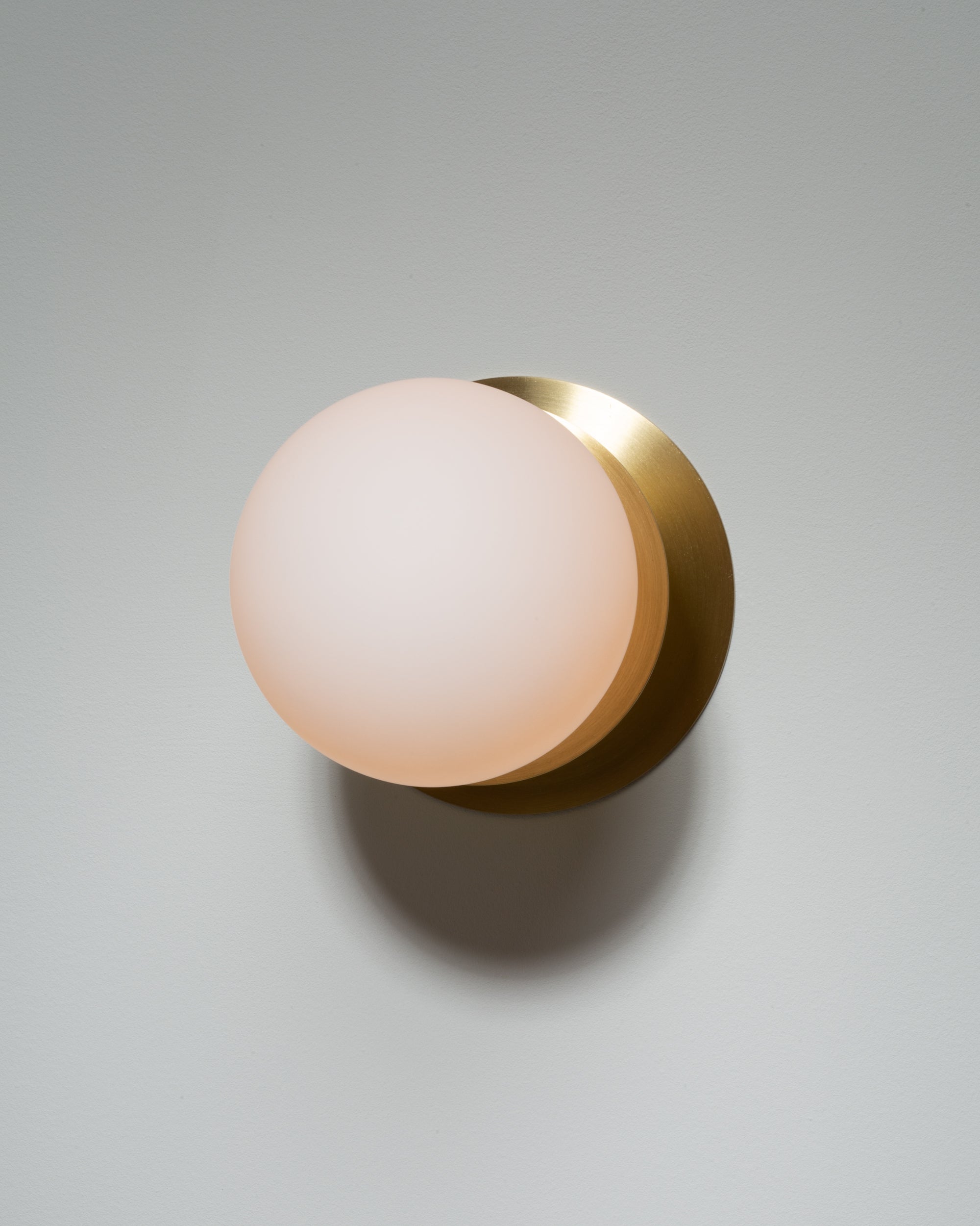 Sphere Disc Flush Mount Wall Sconce