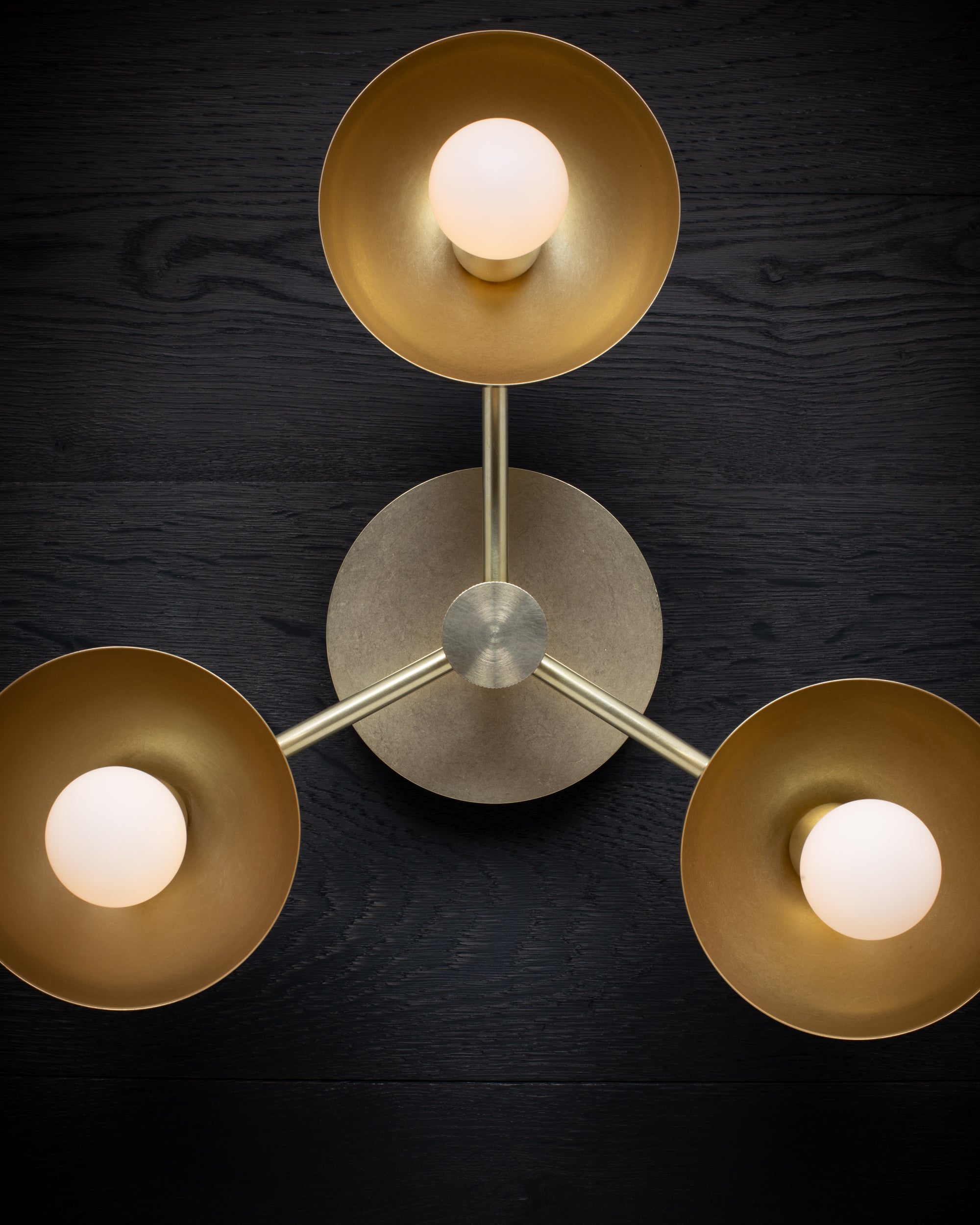 Triple Half Cup Dome Wall Sconce Tala Sphere I