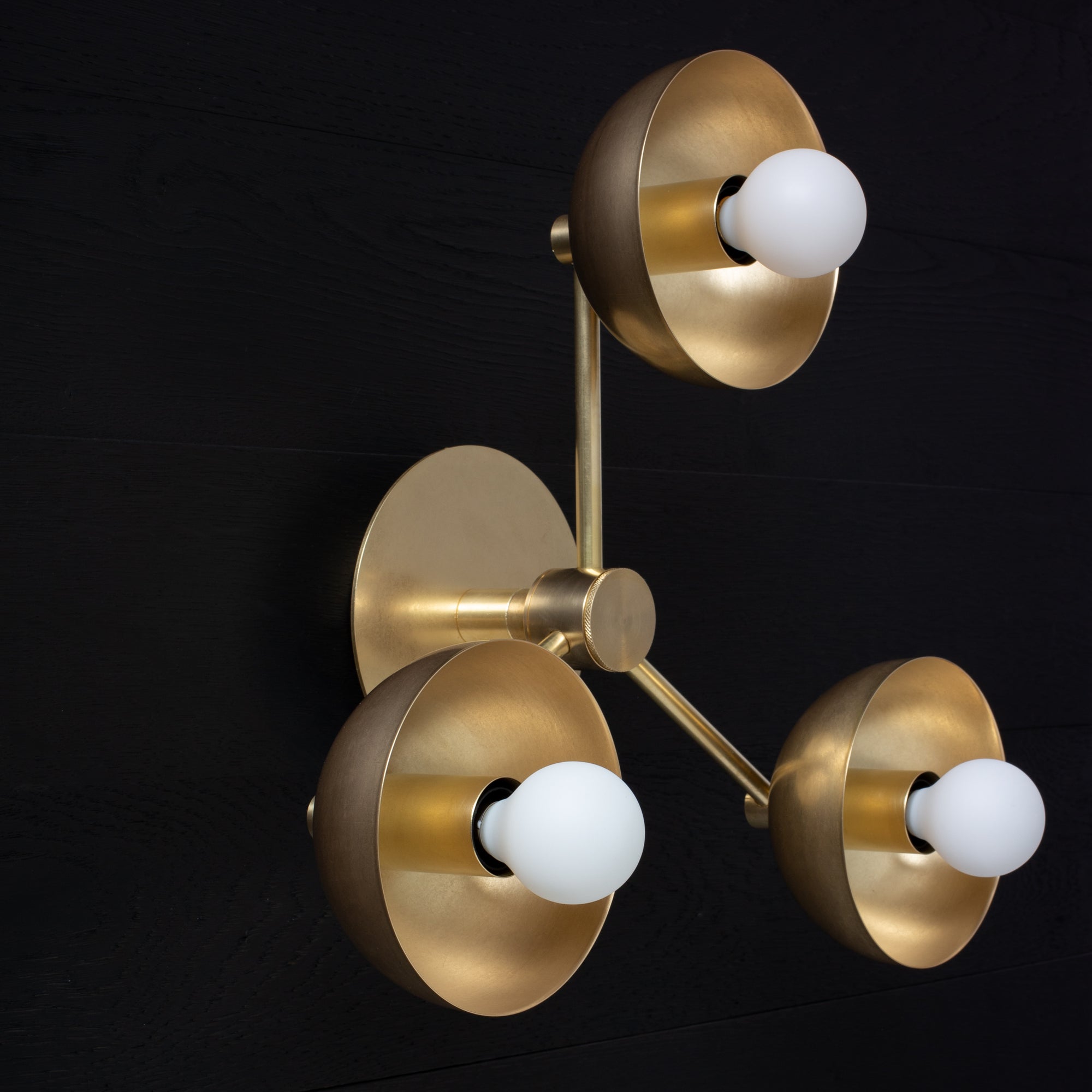 Triple Half Cup Dome Wall Sconce Tala Sphere I